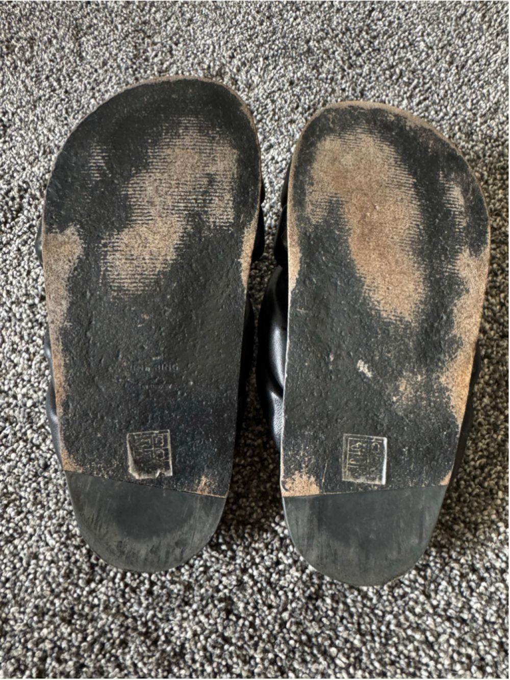Anine Bing Women's Lizzie Slider Sandals in Black Size 36/6 - Picture 12 of 15